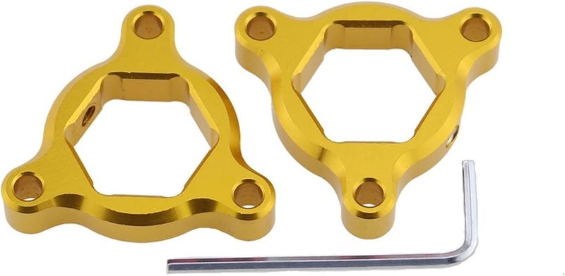 QASULER Suspension Fork Preload Adjusters - Gold - Image 1