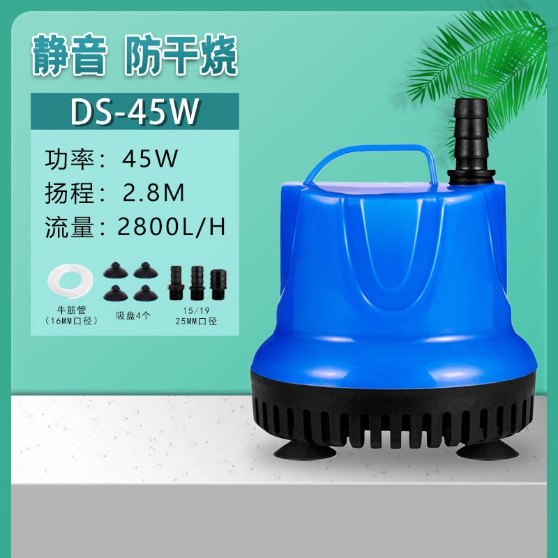 Generic On behalf of the fish tank submersible pump pump pump small bottom suction pump silent water circulation filter pump water circulation pump 45w with 1.0m tube 