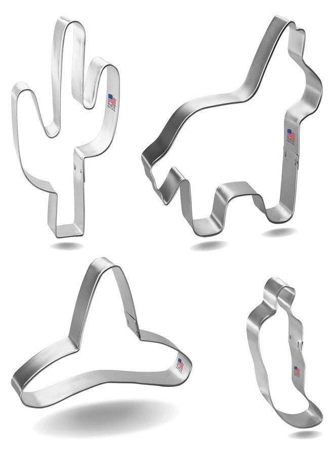 Foose Brand Cookie Cutters Fiesta 4 Pc Set with Recipe Card, Made in USA - Image 4