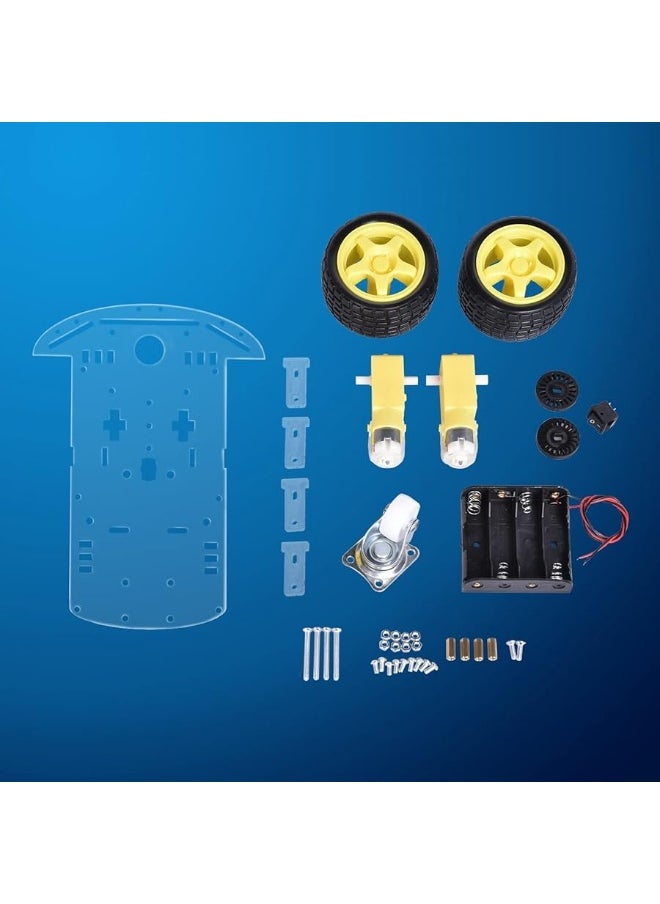 EMOZNY - EMO Smart Robot Car Chassis Kit with Motors Speed Encoder and Battery Box for DIY - Image 1