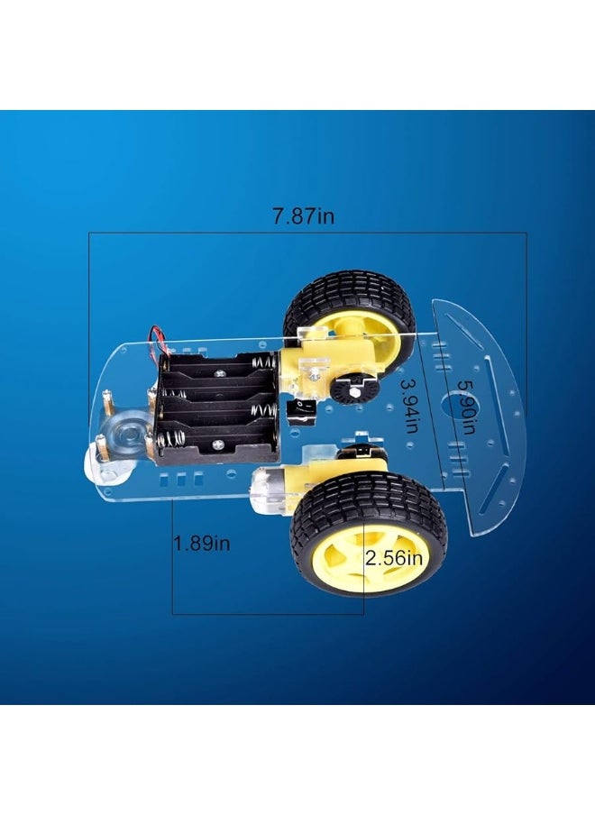 EMOZNY - EMO Smart Robot Car Chassis Kit with Motors Speed Encoder and Battery Box for DIY - Image 1