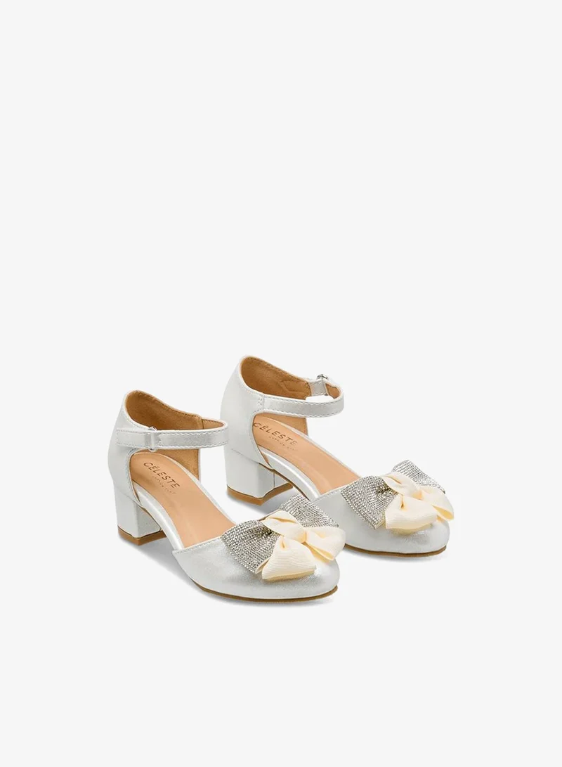 Celeste Girls Block Heel Sandals Ramadan Collection