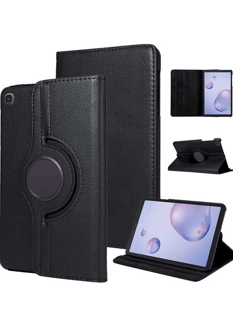 ELTRAZONE Galaxy Tab A7 Lite Case, Samsung Tab A7 Lite Case, 360° Rotating Multi-Angle Stand, PU Leather Flip Folio Case For Samsung Galaxy Tab A7 Lite T220/T225 Case Black - Image 1