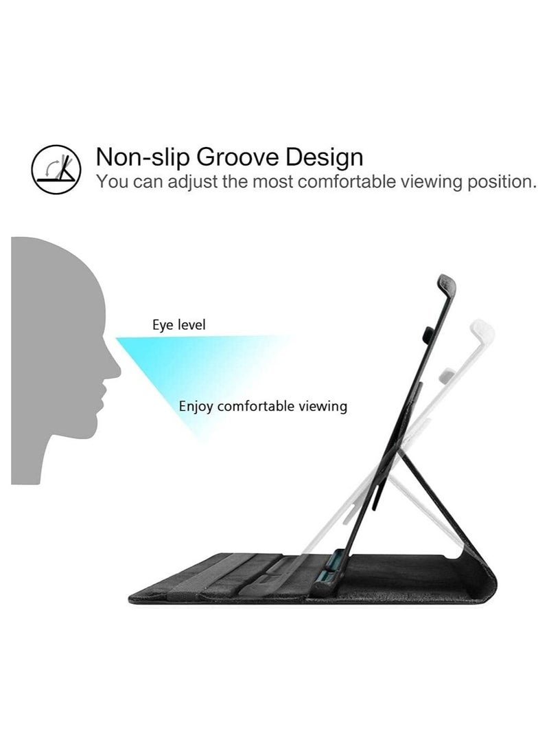 ELTRAZONE Galaxy Tab A7 Lite Case, Samsung Tab A7 Lite Case, 360° Rotating Multi-Angle Stand, PU Leather Flip Folio Case For Samsung Galaxy Tab A7 Lite T220/T225 Case Black - Image 2