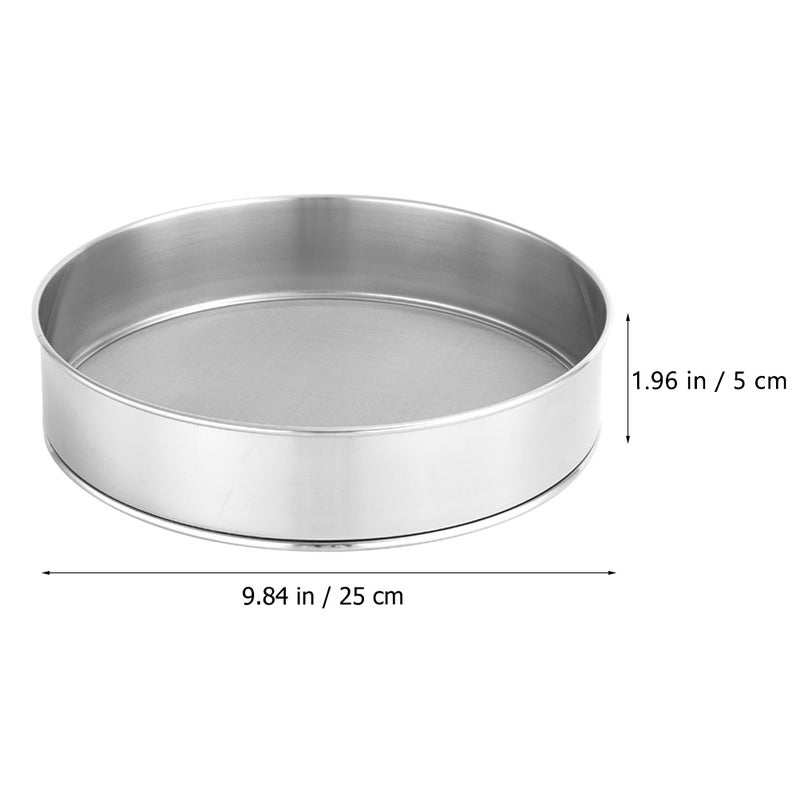 Household Stainless Steel Flour Sieve Sifter Manual Powder Sieve Baking Tool - Image 3