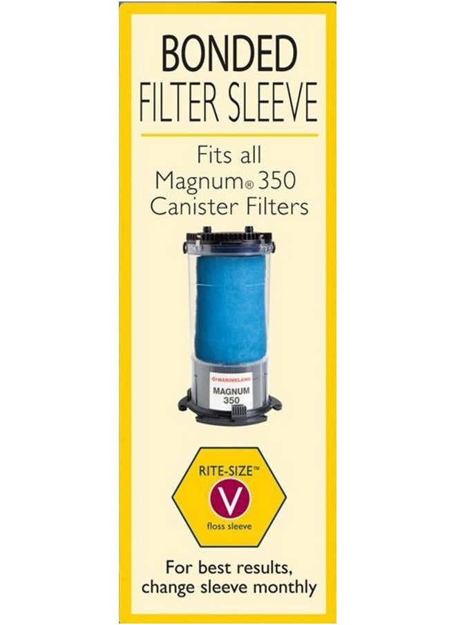 MarineLand - Marineland PA0114-03 Bonded Filter Sleeve for Magnum 350 Canister Filter, 3-Count - Image 1