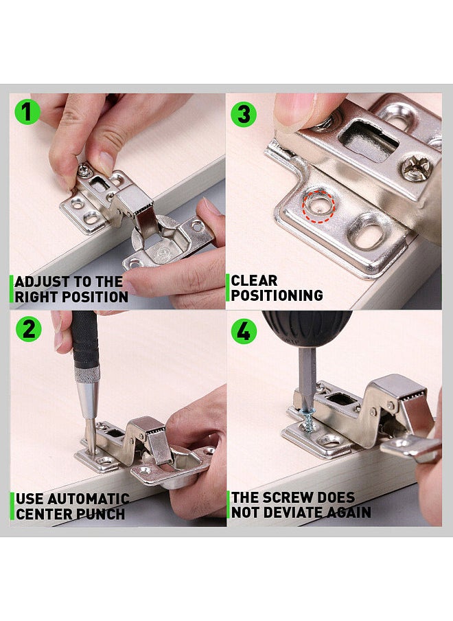 Generic 2Pcs Strong Automatic Centre Punch Adjustable Spring Loaded Metal Drill Tools  - Image 4