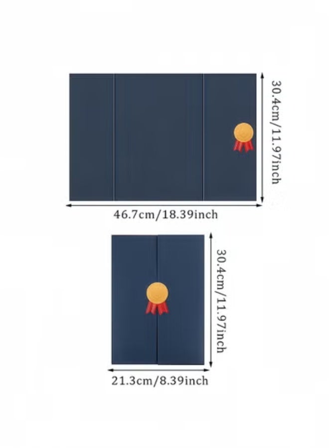 fantasize Certificate Holders, 12 Pack Navy Blue Certificate Holders for Award Diploma Holder Diploma Paper with Medal Certificate Covers for Diploma Holder Graduation Awards (8 * 11 Inch) - Image 4