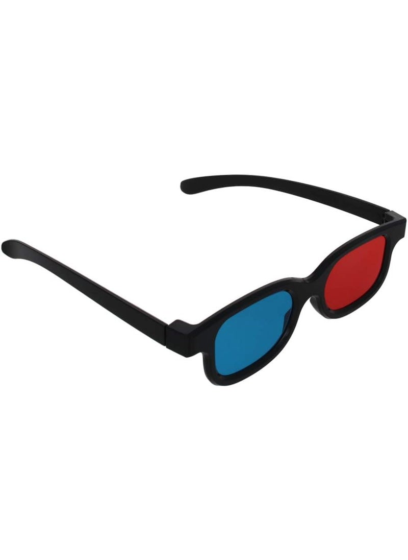Othmro Othmro 5Pcs 3D Style Glasses Durable 3D Viewing Glasses 3D Movie Game Glasses RedBlue 3D Glasses Plastic Frame Black Resin Lens for 3D TV Cinema Films DVD Viewing Home Movies  - Image 4