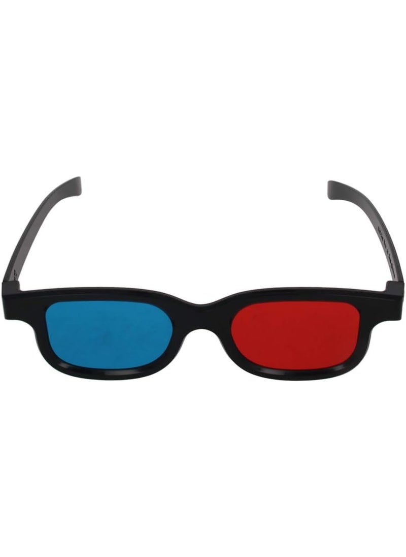 Othmro Othmro 5Pcs 3D Style Glasses Durable 3D Viewing Glasses 3D Movie Game Glasses RedBlue 3D Glasses Plastic Frame Black Resin Lens for 3D TV Cinema Films DVD Viewing Home Movies  - Image 5