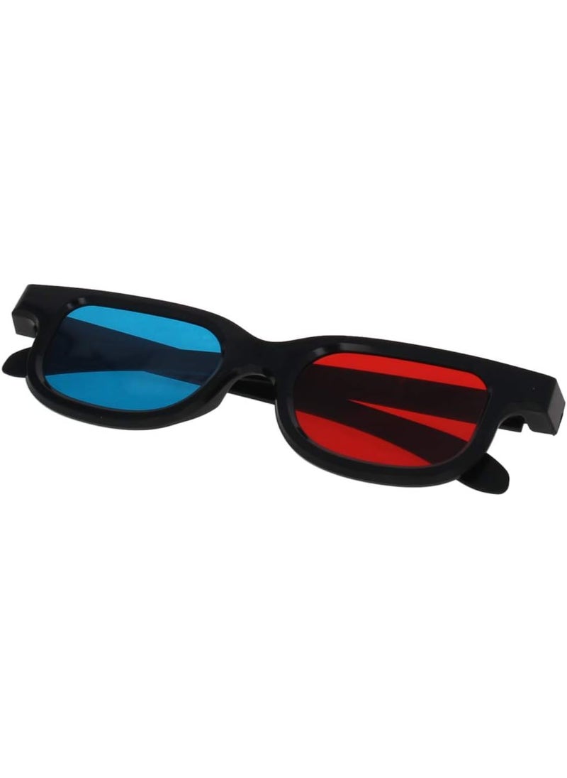Othmro Othmro 5Pcs 3D Style Glasses Durable 3D Viewing Glasses 3D Movie Game Glasses RedBlue 3D Glasses Plastic Frame Black Resin Lens for 3D TV Cinema Films DVD Viewing Home Movies  - Image 3