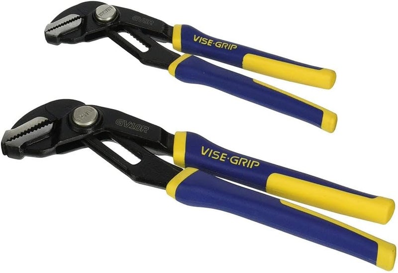 IRWIN VISE-GRIP GrooveLock Pliers Set, Straight Jaw, 2-Piece (1802532) - Image 3