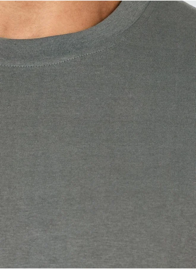 Styli Basic Crew Neck Oversized T-Shirt