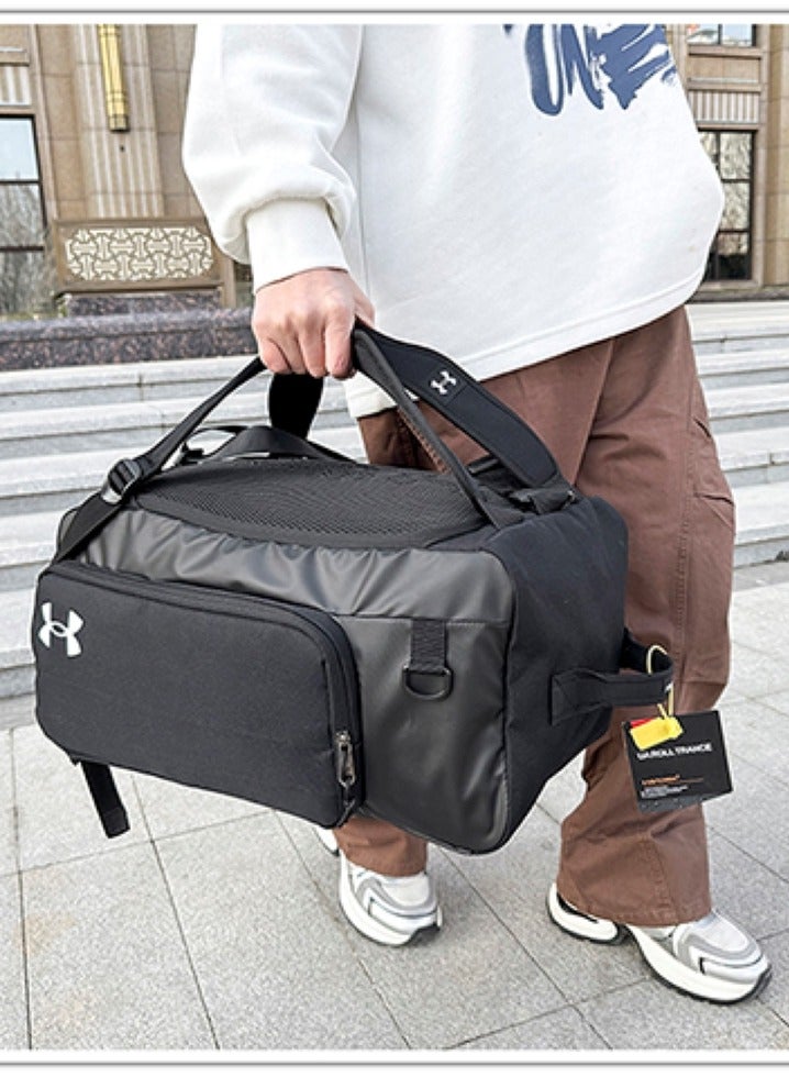 اندر ارمر حقيبة اللياقة البدنية حقيبة ظهر مزدوجة الأغراض حقيبة لياقة بدنية متقاطعة - Image 5