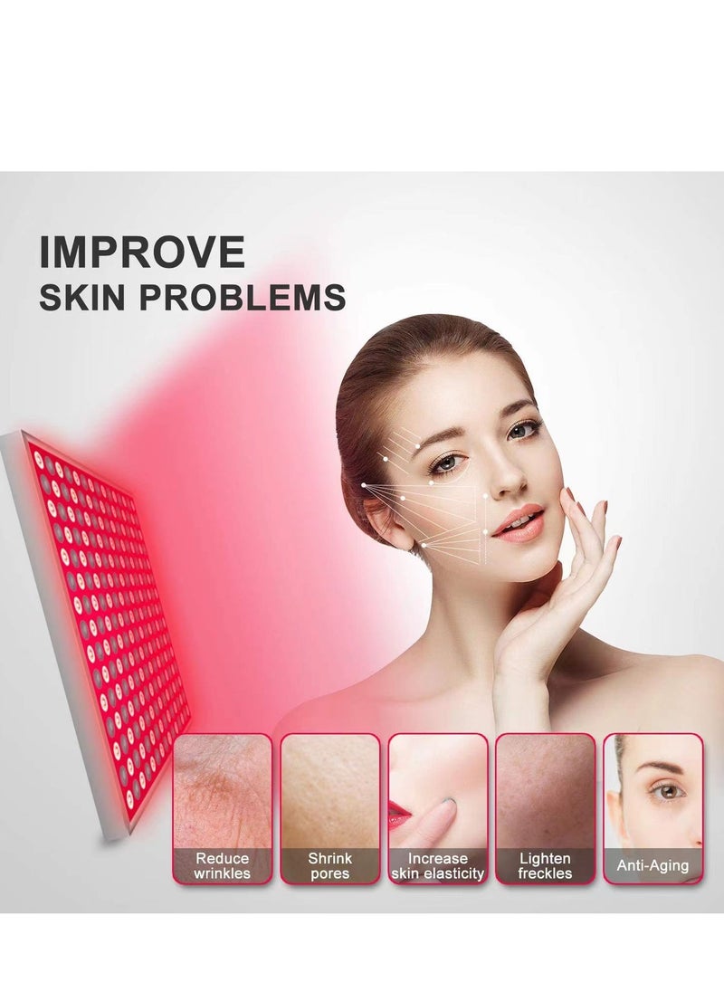 Generic 45W  225 LEDs Red Light Panel Therapy Device for Body Face 660nm Red Light and 850nm Near Infrared Light LED Red Light Device for Pain Relief of Muscle Joint Back and Skin Care  - Image 4