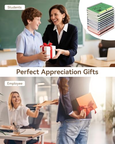 Dynta 50 Sets Small Spiral Notebook and Pen, 4x5.5 Inch Inspirational Journals Bulk, Appreciation Thank You Gifts for Coworkers, Teachers, Students, Family and Friends - Image 5
