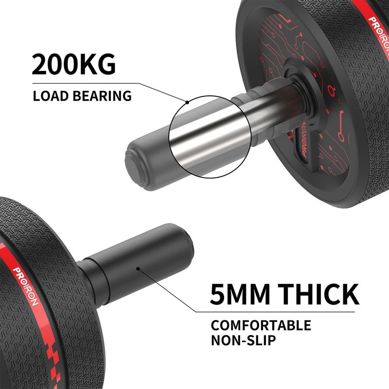 PROIRON Ab Roller Wheel with Knee Pad - Image 3