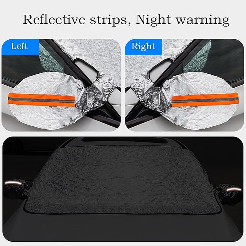 BMW X1 E84 F48 Magnetic Windshield Snow Cover With Side Mirrors XL Size - Image 5