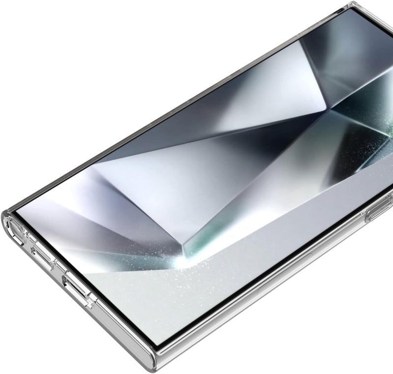 Nishtech for Samsung Galaxy S24 Ultra 5G (2024) Premium Transparent Hybrid Soft Slim Dust Proof Back Case Cover with Camera Protection - Image 4