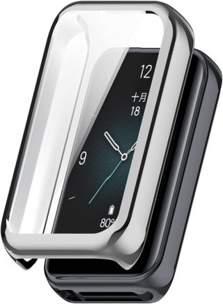 Next Store Tempered Glass Screen Protector with TPU Frame Easy Installation Clear Film Waterproof Bubble Free Compatible with Huawei Band 9.(Silver) - pzsku/ZDF0A0732B05D731B2042Z/45/_/1742338607/52172aae-0e2d-4f1a-ac14-299c25c64d54