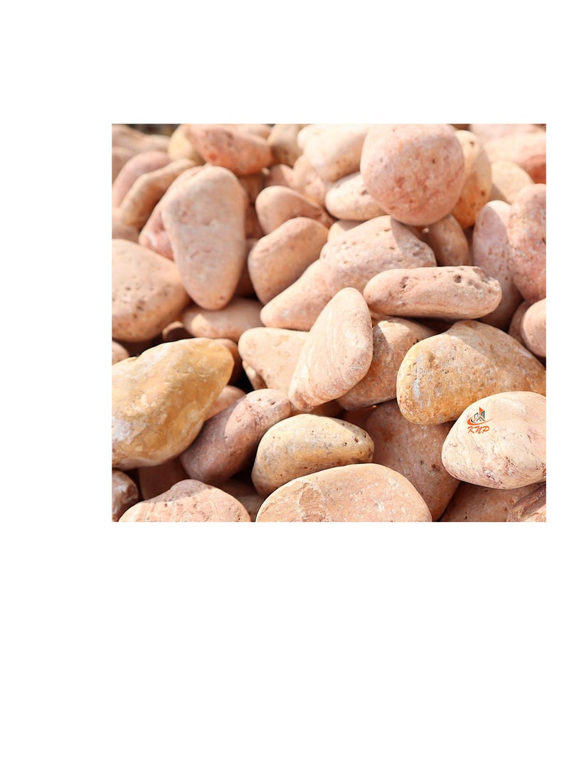 KNP Red Forest River Stone Natural Garden Material 3-5 cm 5 kg - Image 1