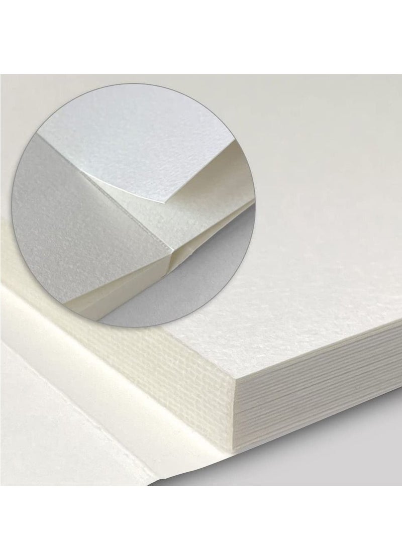 Excefore Watercolor Sketchbook, Portable Square Mini Watercolor Notebook, 20 Sheets Tearable Watercolor Textured Drawing Papers, Art Paper Sketchbook (3.9x3.9 Inch, White) - Image 3