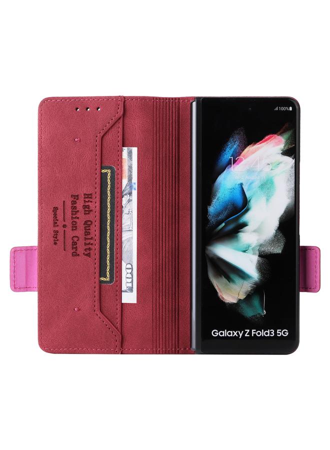 اس-توب جراب لهاتف Samsung Galaxy Z Fold3 5G بمشبك مغناطيسي من الجلد - Image 5