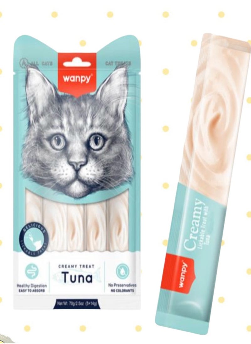 Wanpy Wanpy Creamy Lickable Treats - Tuna 12x70g  - Image 1