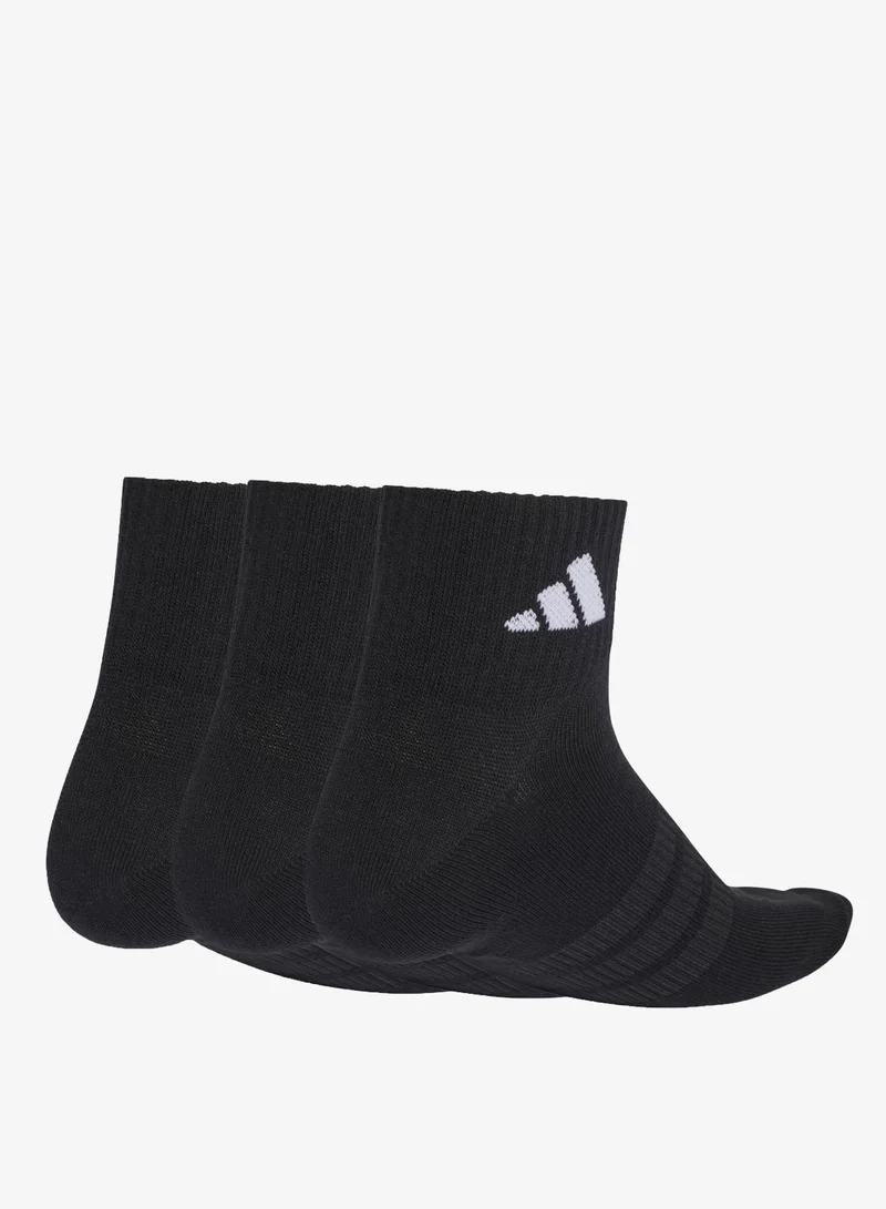 Adidas THIN&amp;LIGHT SPORTSWEAR ANKLE SOCKS 3 PAIR PACK