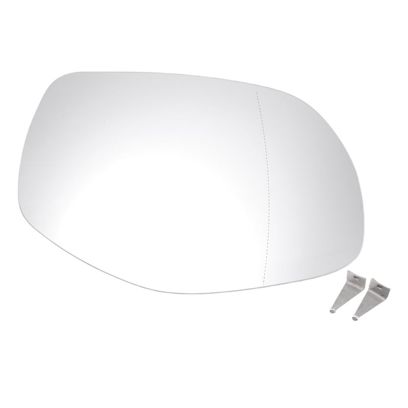 X AUTOHAUX X AUTOHAUX Car Rearview Right Side Mirror Glass Replacement W/Backing Plate Aspherical Heated White Glass for Porsche Cayenne 2007-2010  - Image 1