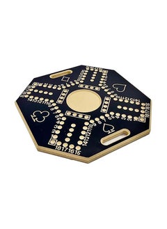 AL BADER Numbered Jackaroo Wooden Board Game For 4 Players With 1 Deck Of Cards And 16 Marbles Fun And Exciting Family Board Game, Small Size (Black).  - Image 4