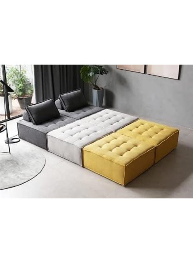 Comfynest Modular Pit Couch Sectional Sofa (2Piece) (Black)  - Image 3