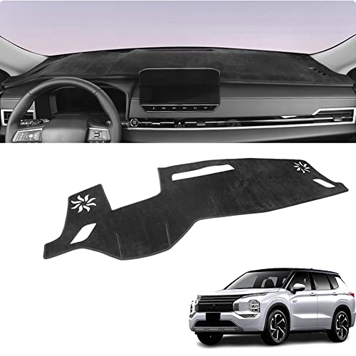 Kakash Custom Interior Accessories for Mitsubishi Outlander 2022 2023 2024 PHEV 2023 2024 Dashboard Cover Mat Dash Covers Reduces Glare Eliminates Cracking Protector Sunshade No Glare(with HUD) - Image 1