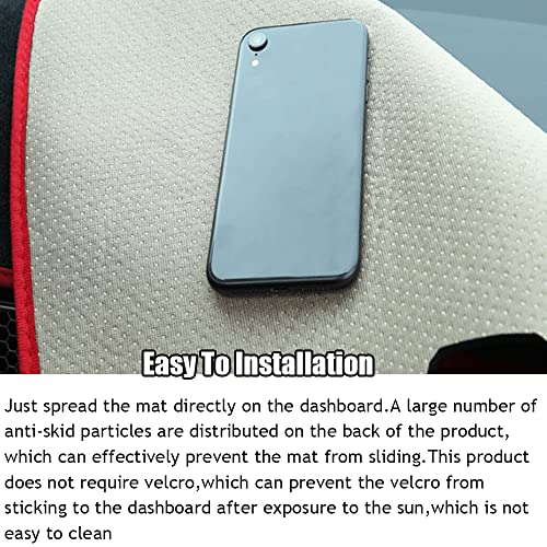 Kakash Custom Interior Accessories for Mitsubishi Outlander 2022 2023 2024 PHEV 2023 2024 Dashboard Cover Mat Dash Covers Reduces Glare Eliminates Cracking Protector Sunshade No Glare(with HUD) - Image 4