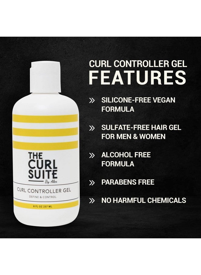 The Curl Suite He Curl Suite Curl Controller Gel For Unisex Longlasting Curly Hair Gel Perfect Curl Styling Gel Curl Gel For Curly Coily And Wavy Hair (8 Oz) - Image 5