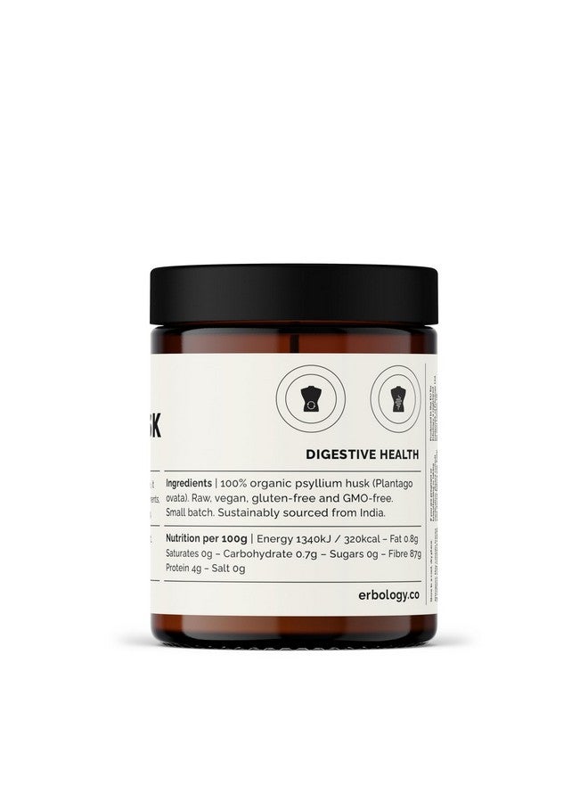 Erbology Organic Psyllium Husk Powder 3.2 oz - 45 Servings - Promotes Digestive Health and Regular Bowel Movements - Sustainably Sourced Straight from Farm in India - Small Batch - Vegan - GMO-Free - Image 2