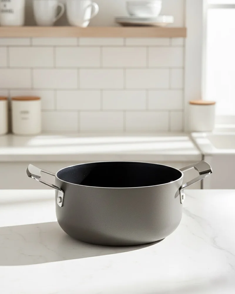 REDTAG Black Aluminum Non Stick Mini Sauce Pot (14cm)
