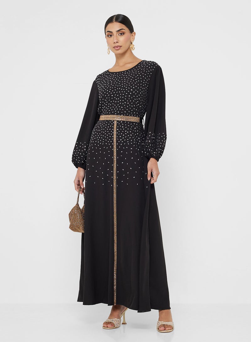 Khizana Embellished A-line Dress - Image 1