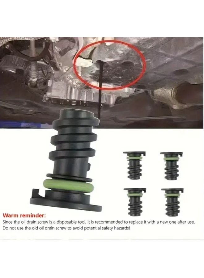 5pcs Mercedes Benz Oil Drain Screw For GLA Class C E S Models C63 AMG A0029902017 - Image 1