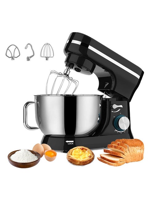 8-Speed Settings, 1000W 5L Kitchen Stand Mixer, Blender, Cream Egg Whisk, Whip Dough Kneader, Kneader Bread Maker