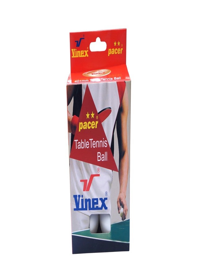 Vinex Table Tennis Ball 40 mm. 2 Star Pack of 12 Pc - Image 3