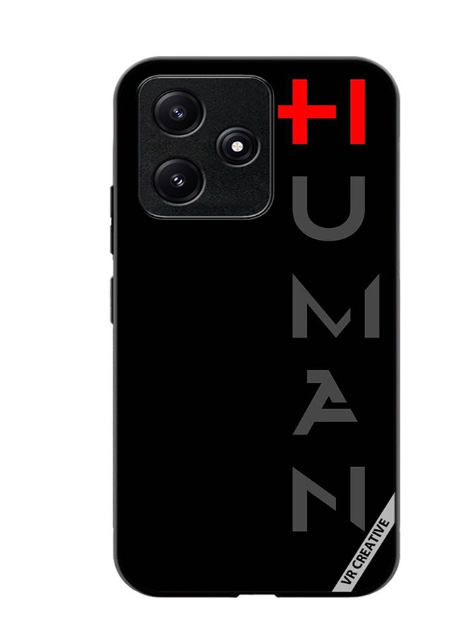 VR CREATIVE Protective Case Cover For Xiaomi Poco M6 Pro 5G Black Design Multicolour - Image 1