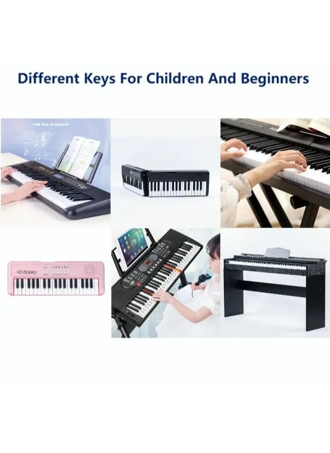 Halamine - 88-key Foldable Piano Keyboard, Double Keyboards Electric Piano, Portable Digital Piano with Sustain Pedal, Handbag, Bluetooth, headset, USB MIDI for Beginner and Adult，White - Image 1