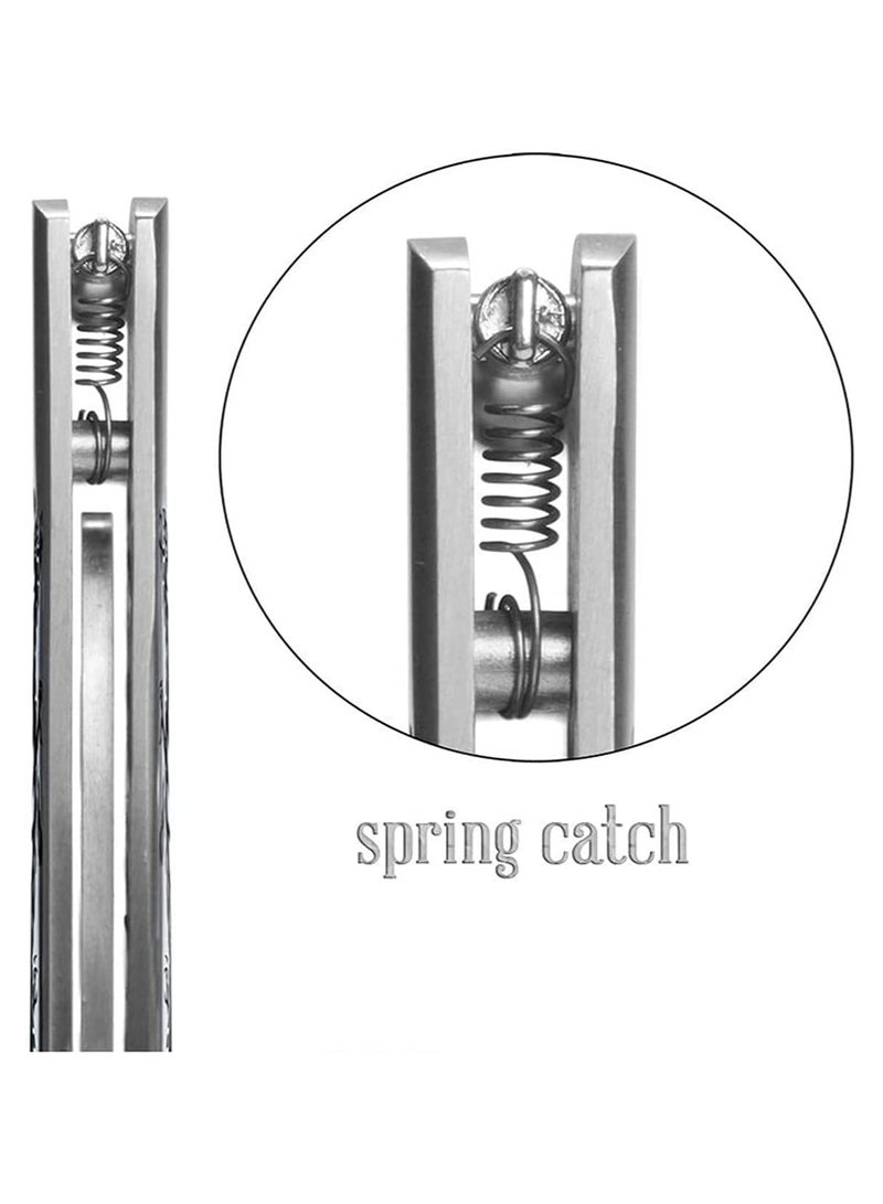 1PCS Butterfly Knife Trainer  Durable 440 Stainless Steel Unsharpened Blade, Perfect Weight Balance for Smooth Flipping, Safe Practice for Beginners & Intermediate Users  - Image 3