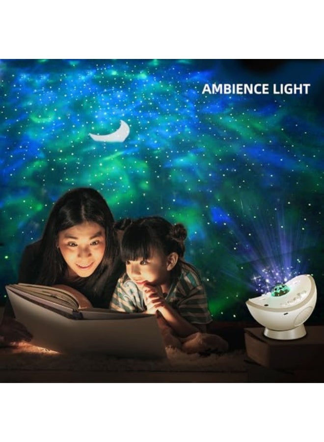 SIRKOLR White Noise Machine For Baby Adults Kids, Portable Baby Sound Machine For Sleeping,Sleep Soothers With Soothing Sounds And Star Projector Realistic Starry Sky Night Light  - Image 2