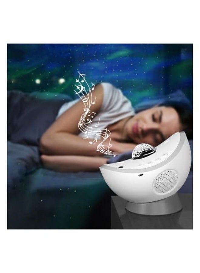 SIRKOLR White Noise Machine For Baby Adults Kids, Portable Baby Sound Machine For Sleeping,Sleep Soothers With Soothing Sounds And Star Projector Realistic Starry Sky Night Light  - Image 1