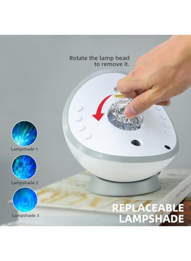 SIRKOLR White Noise Machine For Baby Adults Kids, Portable Baby Sound Machine For Sleeping,Sleep Soothers With Soothing Sounds And Star Projector Realistic Starry Sky Night Light  - Image 5