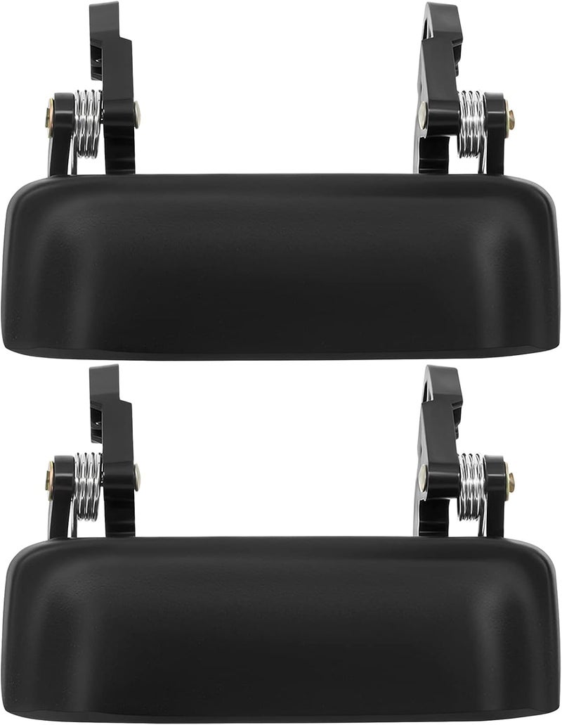 LUJUNTEC Exterior Door Handles for Ford Ranger and Mazda, 2pcs Black Replacement - Image 1