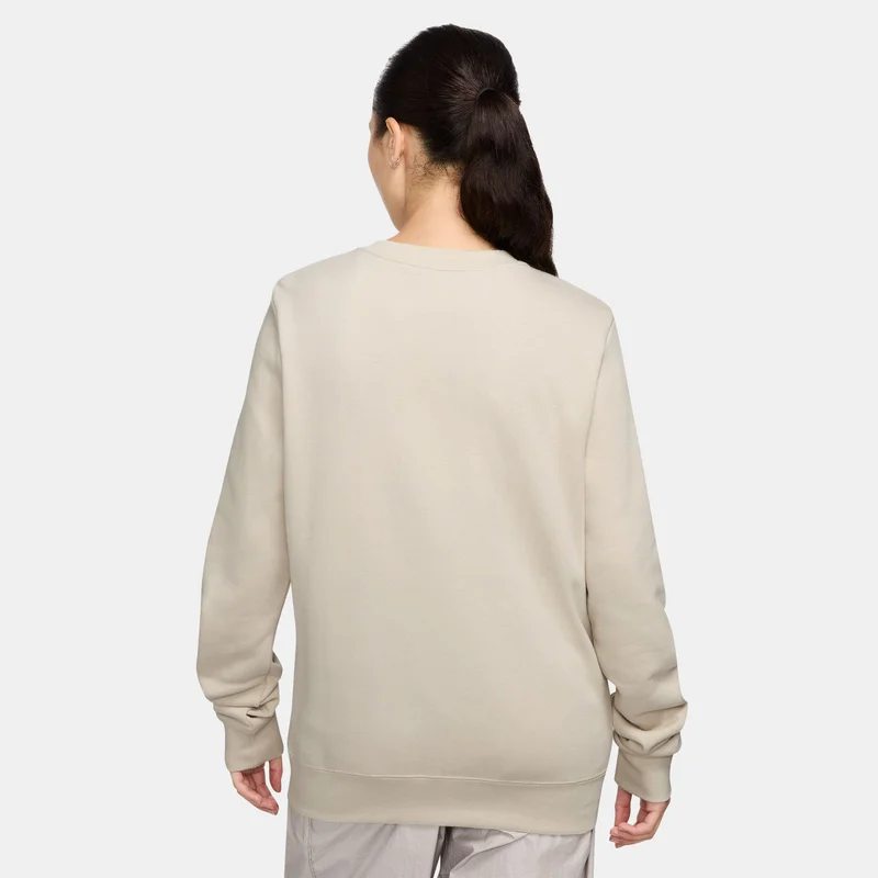 Nike Beige Women's Sportswear Club Graphic Sweatshirt for Women | Best Price UAE