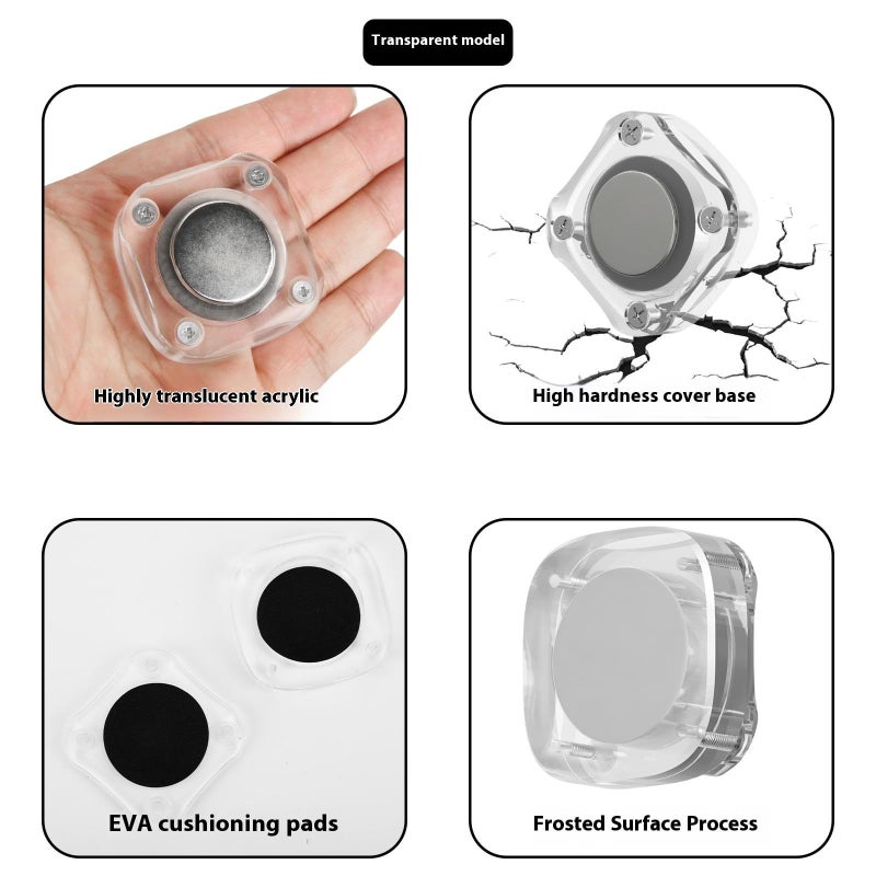 Reinforced Acrylic Holder Impact Resistant Portable Case Secure Closure Lightweight Commuter - Image 5
